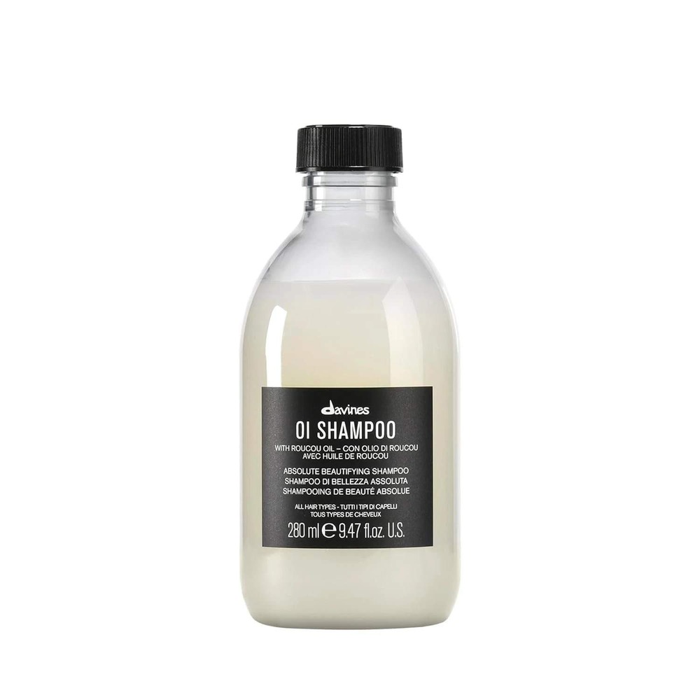Davines OI Shampoo 280ml 9.47 fl oz Absolute Beautifying Shampoo with Roucou Oil
